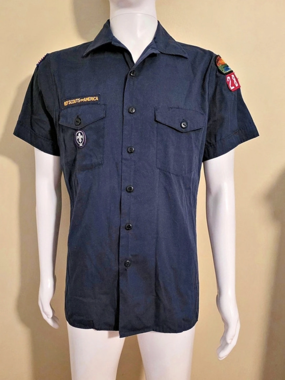 Boy Scouts of America Official Cub Scouts / Scouts BSA Navy Blue Uniform Shirt